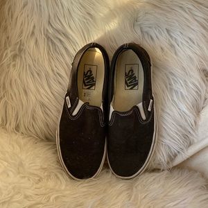 black vans size 8